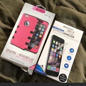 I phone 6 plus case and screen protectors